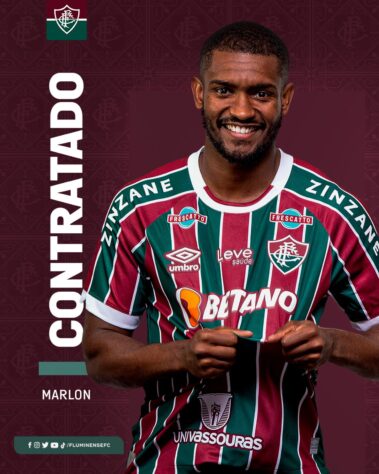 FECHADO - Revelado no Fluminense, o zagueiro Marlon teve seu retorno ao Tricolor anunciado na manhã desta quarta-feira (12). O jogador chega ao clube carioca por empréstimo de 1 ano junto ao Shakhtar Donetsk (Ucrânia). 