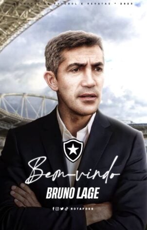 FECHADO – Nesta tarde, O Botafogo comunicou em suas redes sociais que chegou a um acordo com o português Bruno Lage para assumir o comando técnico da equipe. O contrato será válido até o final de 2023.