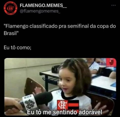 Os melhores memes da classificação do Flamengo para as semifinais da Copa do Brasil após vitória sobre o Athletico