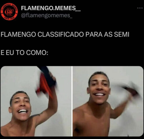 Os melhores memes da classificação do Flamengo para as semifinais da Copa do Brasil após vitória sobre o Athletico