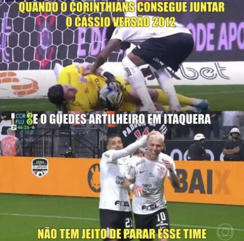 Cássio herói mais uma vez! Torcedores do Corinthians tiram onda após vitória e classificação sobre o América-MG, nos pênaltis, pela Copa do Brasil.