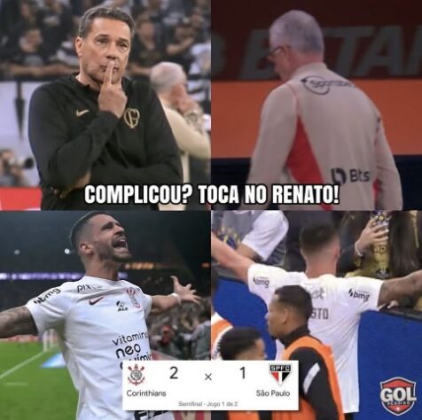 Os melhores memes da vitória do Corinthians sobre o São Paulo no Majestoso válido pelas semifinais da Copa do Brasil