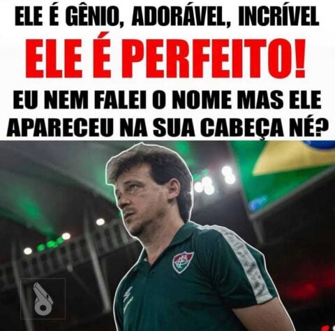 Fernando Diniz protagoniza memes após acerto como técnico interino da Seleção Brasileira até a chegada de Carlo Ancelotti.