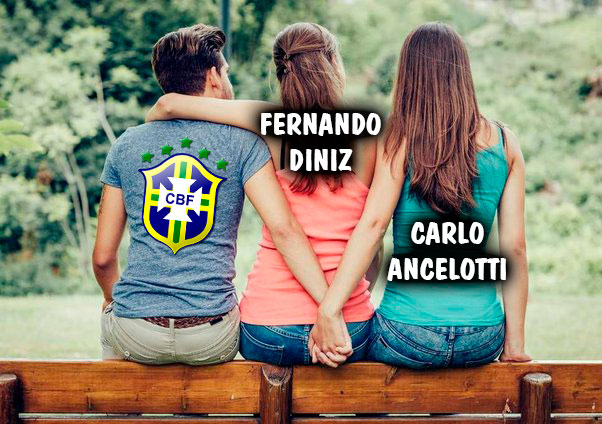 Fernando Diniz protagoniza memes após acerto como técnico interino da Seleção Brasileira até a chegada de Carlo Ancelotti.