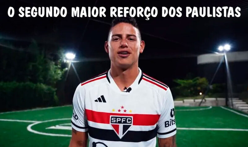 Meia colombiano foi anunciado oficialmente pelo São Paulo neste sábado, com direito a muita euforia dos tricolores nas redes sociais. Nos memes, não faltaram provocações ao Palmeiras e sua grande contratação da temporada: o avião comprado por Leila Pereira. Veja a seguir! (Por Humor Esportivo)