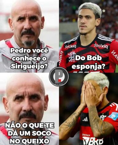 Soco de preparador físico em Pedro, do Flamengo, rendeu memes nas redes sociais