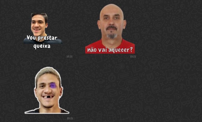 Agressão de preparador físico de Sampaoli em Pedro também virou motivo para memes