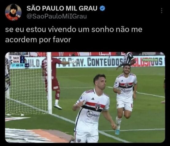 Os melhores memes da vitória do São Paulo por 4 a 1 sobre o Santos pela 15ª rodada do Brasileirão.