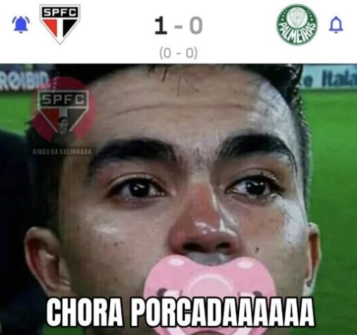 São Paulo vence o Palmeiras e internet vai à loucura; veja memes