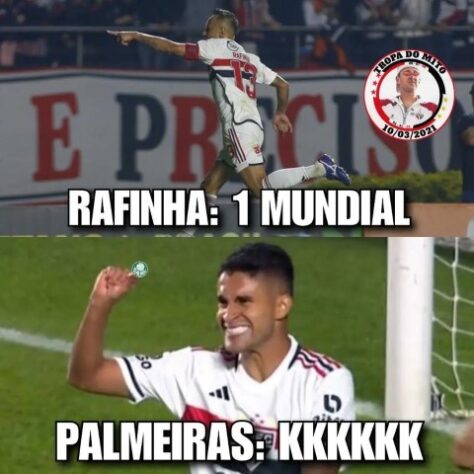 Vitória do São Paulo sobre o Palmeiras pelas quartas de final da Copa do Brasil rende enxurrada de memes na web.