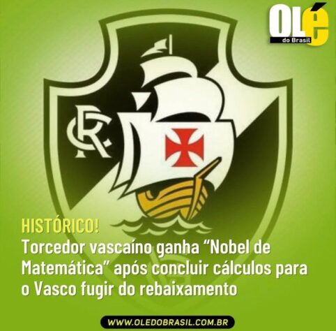 Em último no Brasileirão e ameaçado de um novo rebaixamento, Vasco é alvo de memes nas redes sociais.