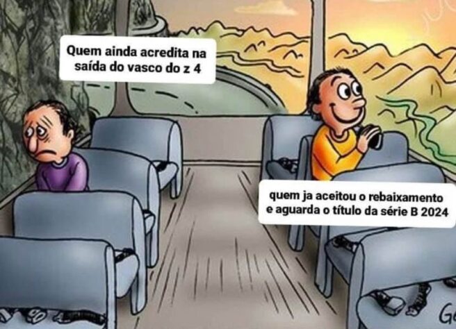 Em último no Brasileirão e ameaçado de um novo rebaixamento, Vasco é alvo de memes nas redes sociais.