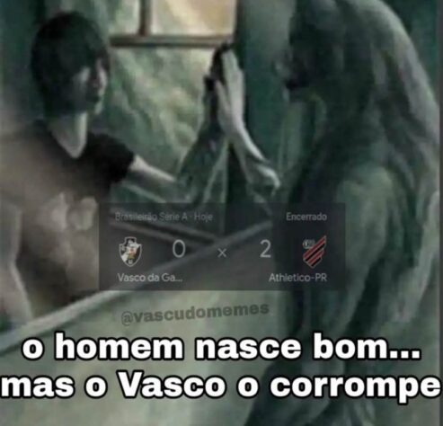 Em último no Brasileirão e ameaçado de um novo rebaixamento, Vasco é alvo de memes nas redes sociais.