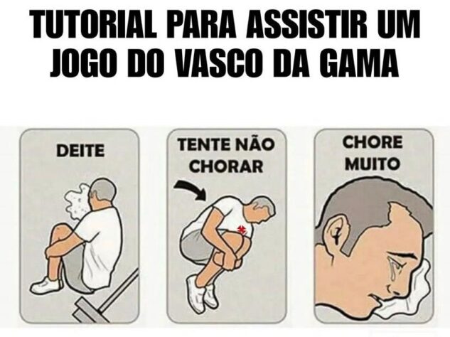 Em último no Brasileirão e ameaçado de um novo rebaixamento, Vasco é alvo de memes nas redes sociais.