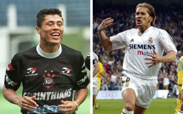 Índio (Corinthians) x Salgado (Real Madrid).