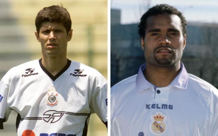 Fábio Luciano (Corinthians) x Karembeu (Real Madrid).