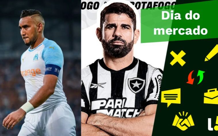 Vasco encaminha acerto com astro francês, Botafogo anuncia Diego Costa... tudo isso e muito mais você confere no resumo do Dia do Mercado deste sábado (12)! 