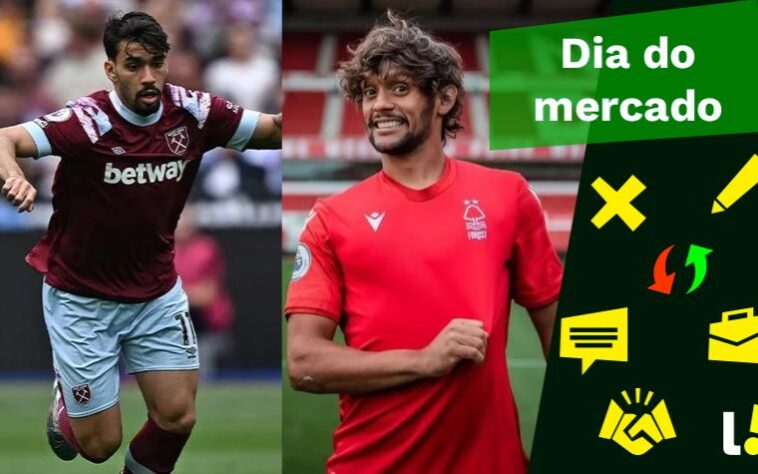 City suspende conversas por Lucas Paquetá, Gustavo Scarpa fecha com novo clube... veja isso e muito mais no resumo do Dia do Mercado desta sexta-feira (18)! 