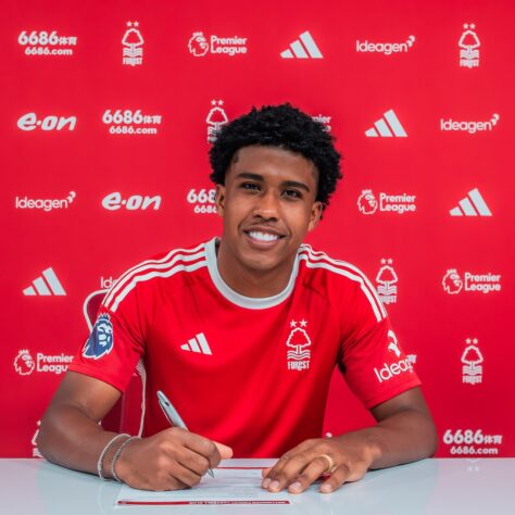 FECHADO - O Nottingham Forest anunciou, na manhã desta sexta-feira, a contratação por empréstimo do volante Andrey Santos junto ao Chelsea. O vínculo terá duração até o fim do primeiro semestre de 2024, e não há opção de compra, com retorno a Cobham após a temporada.