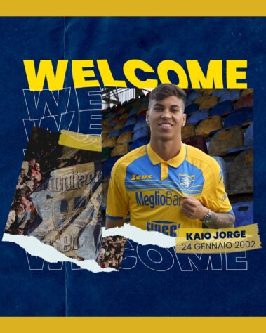 FECHADO - Revelado pelo Santos, o atacante Kaio Jorge foi anunciado pelo Frosinone, da Itália, por empréstimo até o final da temporada europeia. O centroavante pertence à Juventus, também da Itália. 