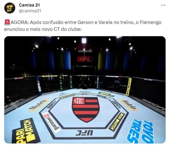 Briga entre Gérson e Varela em treino do Flamengo já havia rendido memes há algumas semanas
