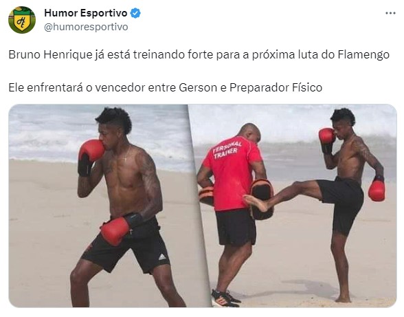 Briga entre Gérson e Varela em treino do Flamengo já havia rendido memes há algumas semanas