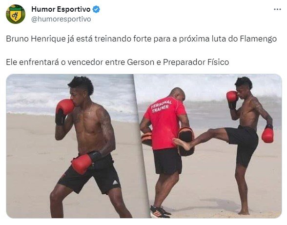 Web faz memes com briga entre Gerson e Varela durante treino no Ninho do Urubu