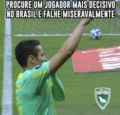 Os melhores memes da vitória do Palmeiras diante do Atlético-MG pela partida de ida das oitavas de final da Libertadores.