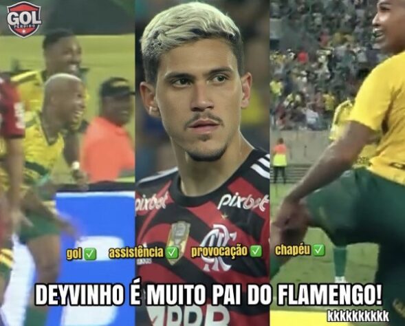 Memes: Em vitória do Cuiabá, Deyverson volta a marcar sobre o Flamengo e leva a web à loucura.