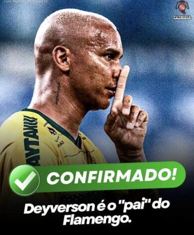 Memes: Em vitória do Cuiabá, Deyverson volta a marcar sobre o Flamengo e leva a web à loucura.