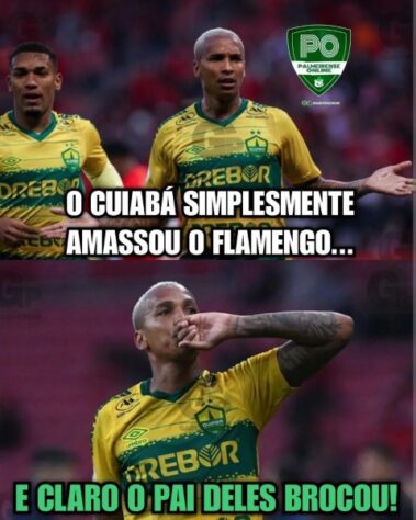 Memes: Em vitória do Cuiabá, Deyverson volta a marcar sobre o Flamengo e leva a web à loucura.