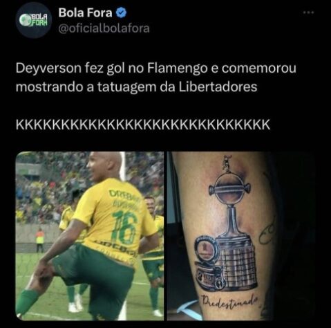 Memes: Em vitória do Cuiabá, Deyverson volta a marcar sobre o Flamengo e leva a web à loucura.