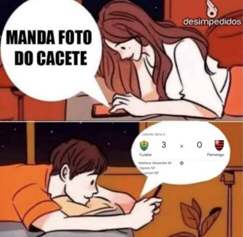 Memes: Em vitória do Cuiabá, Deyverson volta a marcar sobre o Flamengo e leva a web à loucura.