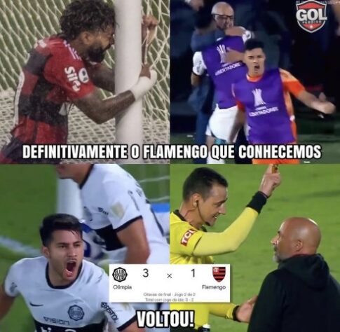 Memes: Flamengo sofre com zoações dos rivais após queda na Libertadores para o Olimpia