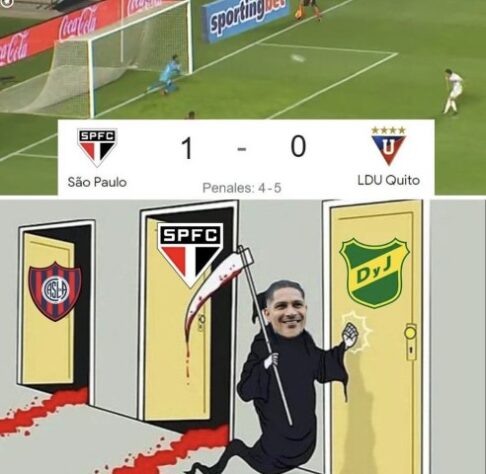 São Paulo é eliminado da Copa Sul-Americana, nos pênaltis, para a LDU e James Rodríguez vira principal alvo dos memes dos rivais