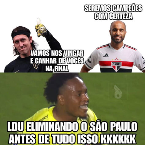 São Paulo é eliminado da Copa Sul-Americana, nos pênaltis, para a LDU e James Rodríguez vira principal alvo dos memes dos rivais