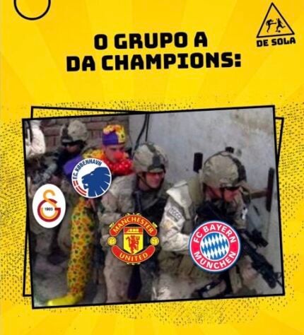 Os melhores memes do sorteio dos grupos da Uefa Champions League 23-24