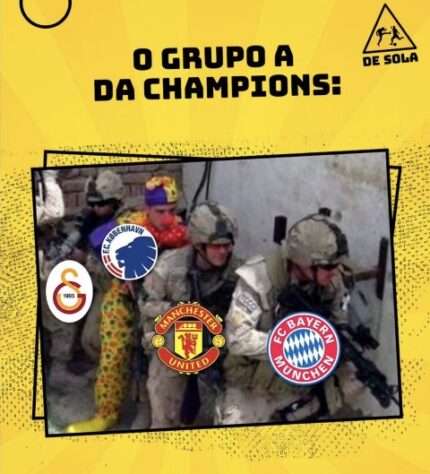 Os melhores memes do sorteio dos grupos da Uefa Champions League 23-24