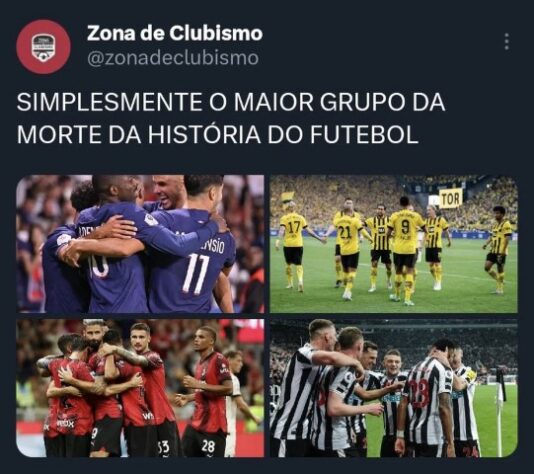 Os melhores memes do sorteio dos grupos da Uefa Champions League 23-24