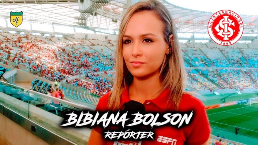 Bibiana Bolson é torcedora do Internacional.
