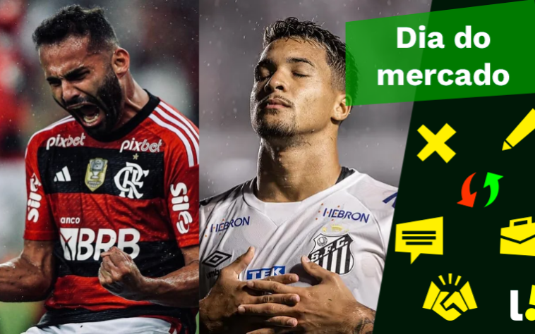 Thiago Maia interessa gigante da Série A, campeão do mundo de casa nova, Marcos Leonardo na mira de europeu… Tudo isso e muito mais no Dia do Mercado desta sexta-feira (29)!