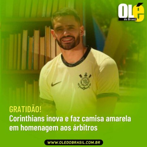 Homenagem aos árbitros? Uniforme verde? Nova camisa do Corinthians é alvo de memes dos torcedores rivais.