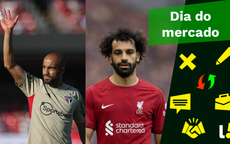 São Paulo estuda maneiras para renovar com Lucas Moura, Salah pode entrar em 'lista proibida' da Arábia Saudita... veja isso e muito mais no resumo do Dia do Mercado desta terça-feira (12)!