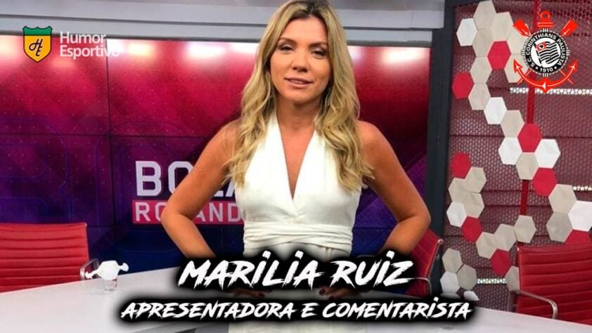 Marília Ruiz é torcedora do Corinthians.