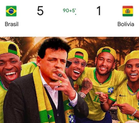 O Dinizismo está on! Torcedores fazem memes com goleada da Seleção Brasileira por 5 a 1 sobre a Bolívia