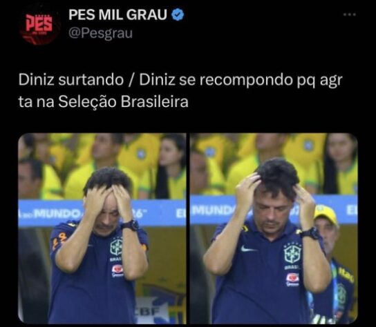 O Dinizismo está on! Torcedores fazem memes com goleada da Seleção Brasileira por 5 a 1 sobre a Bolívia