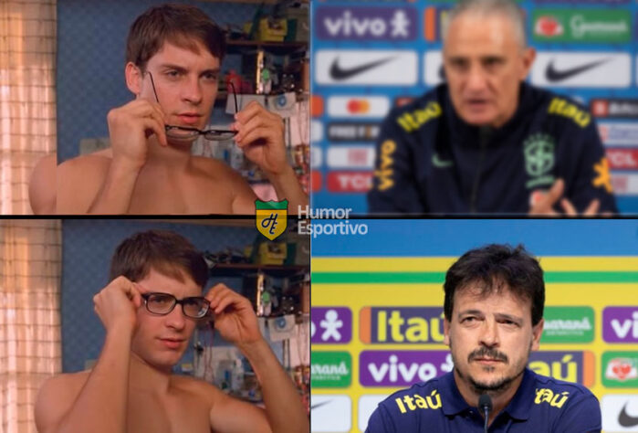 Torcedores fazem memes com convocação de Fernando Diniz para os jogos da Seleção Brasileira contra Venezuela e Uruguai