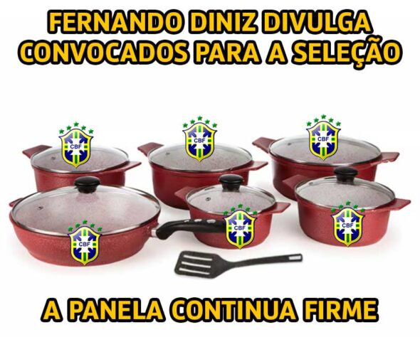 Torcedores fazem memes com convocação de Fernando Diniz para os jogos da Seleção Brasileira contra Venezuela e Uruguai