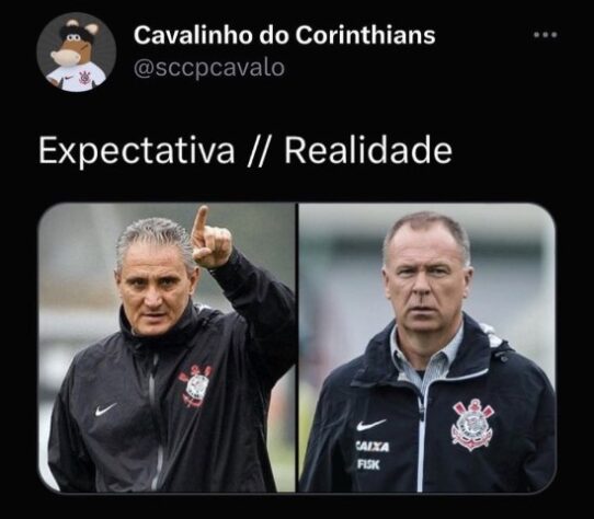 Demissão de Vanderlei Luxemburgo do Corinthians e possíveis destinos de Tite rendem memes nas redes sociais