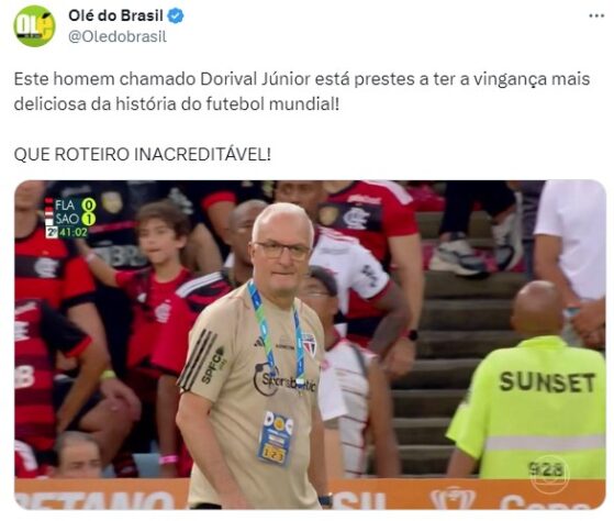 Flamengo é alvo de memes após derrota para o São Paulo na primeira partida da final da Copa do Brasil